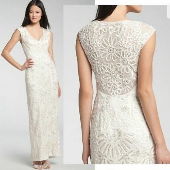 Sue Wong Gown size 2 Ivory/white - Picture 5 of 8